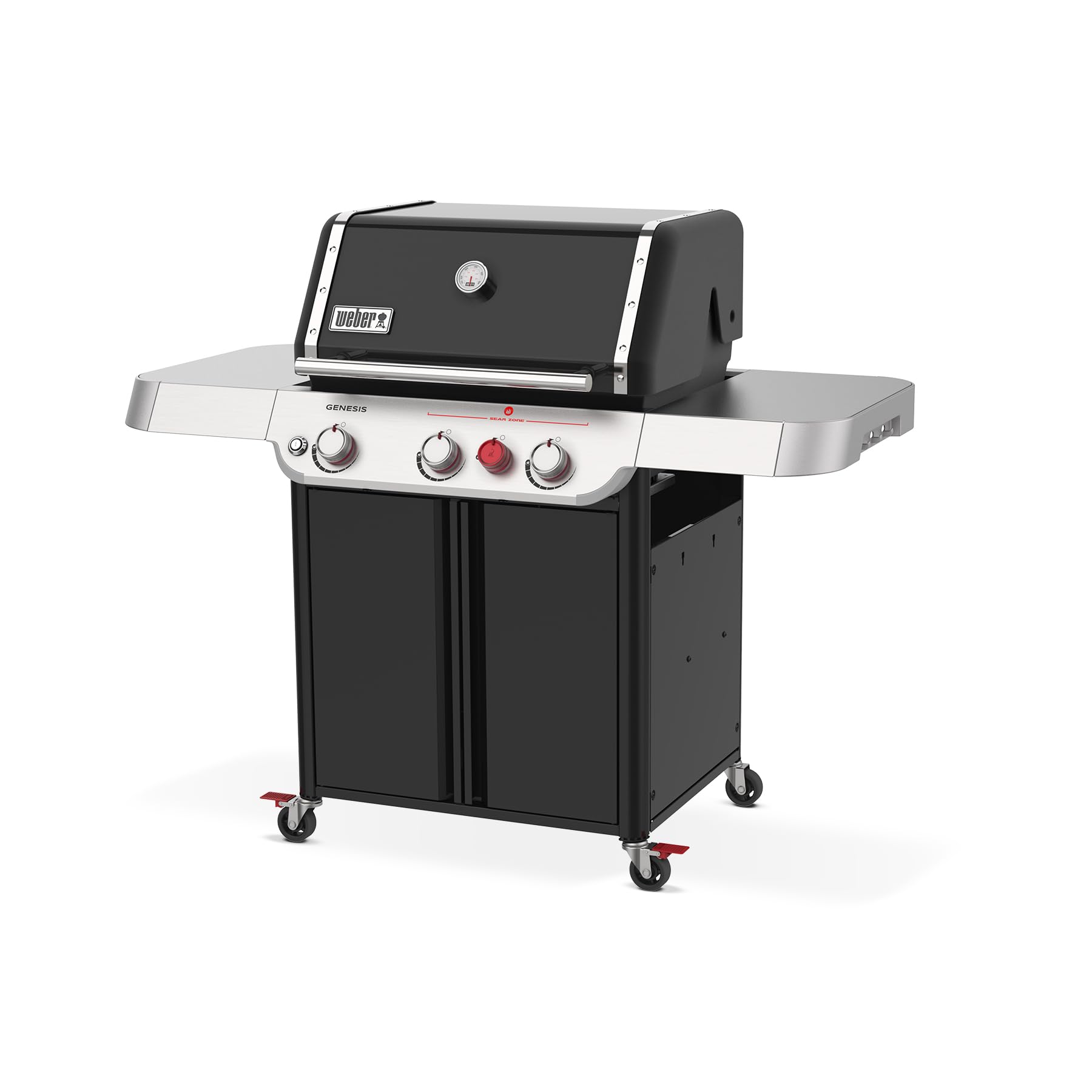 Genesis E-325 Liquid Propane Gas Grill for Outdoor Cooking, 3 Burners, Black
