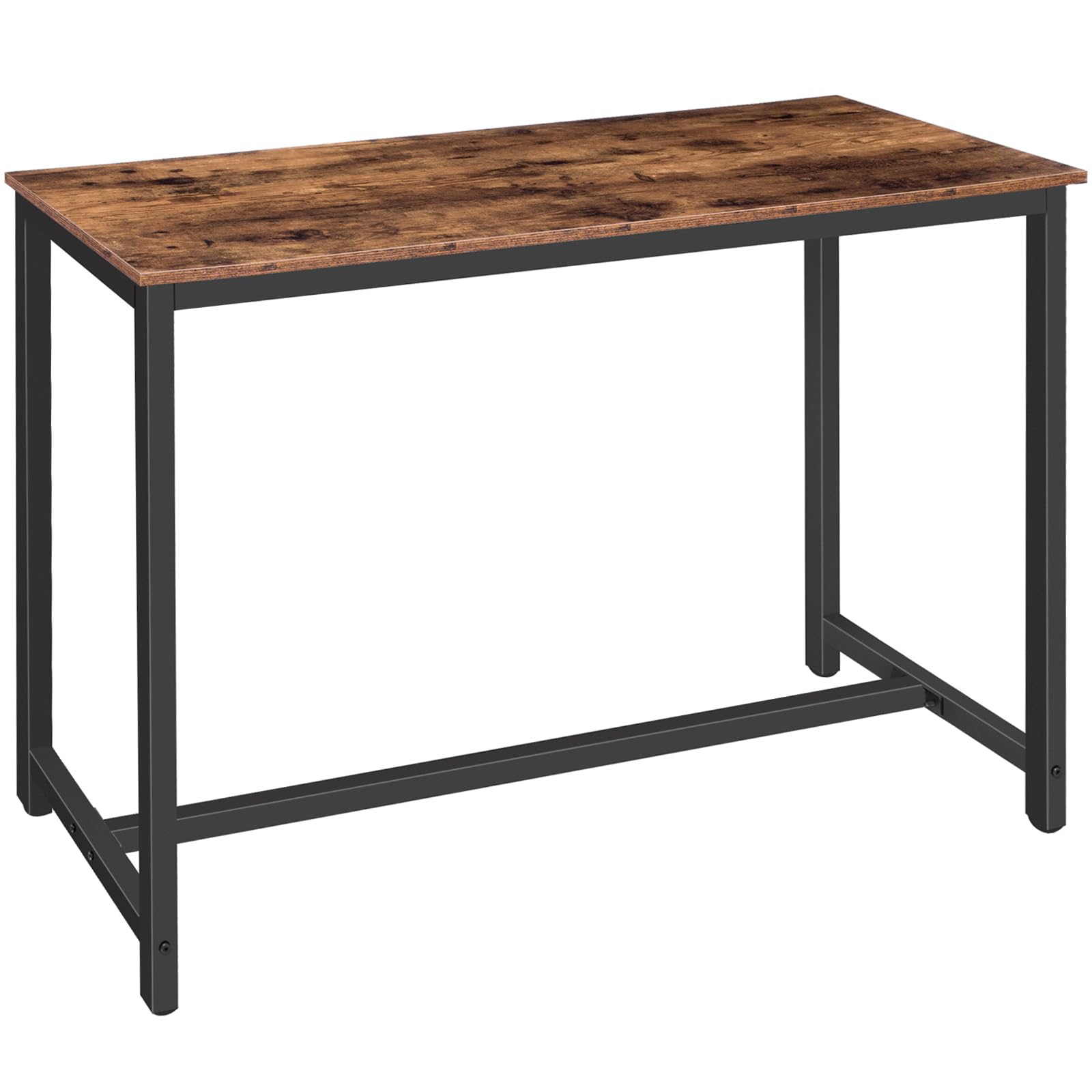 Bar Table, Rectangular Pub Table, 47.2” Counter Height Bar Table