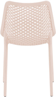 Contemporary Patio Dining Chair with Polypropylene Plastic, Weather Resisting