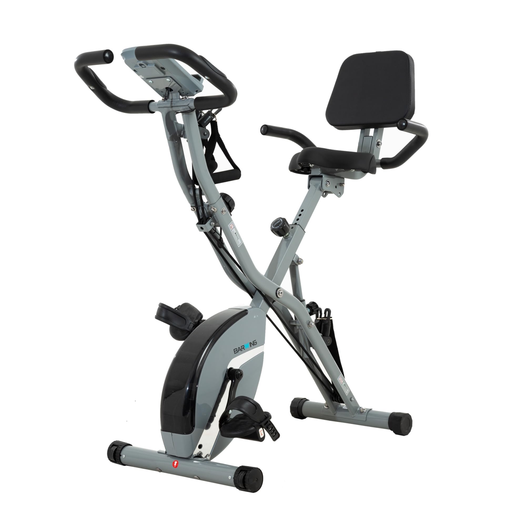 Stationary Exercise Bike for Home Workout, 5 IN 1 Foldable Indoor Cycling