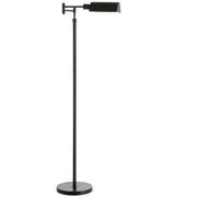FLL4064A Lighting Watson Adjustable Orb (LED Bulb Included) Floor Lamp, Black