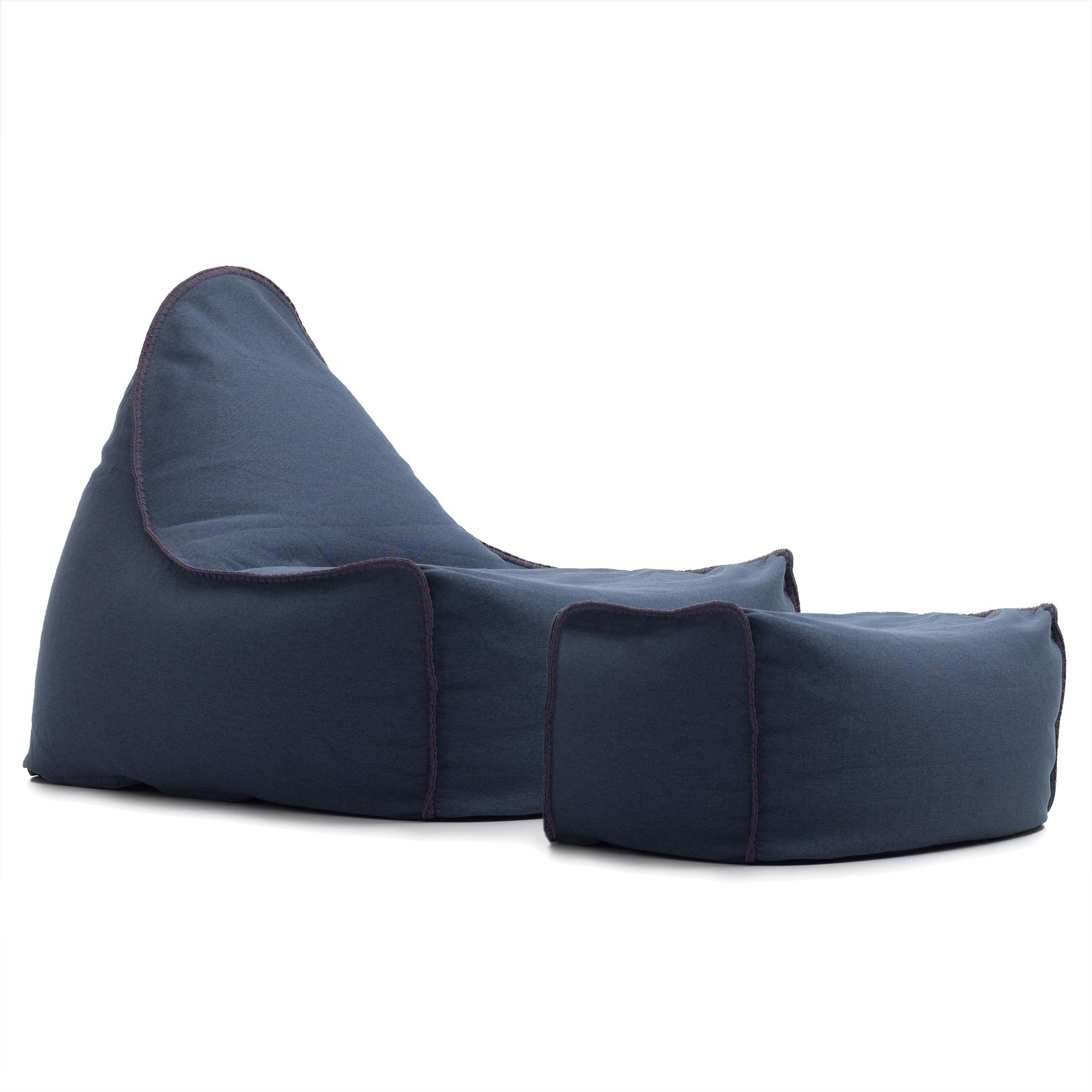 Bean Bag Chair Cover (No Filler) Storage Solution Lazy Sofa Beanbag Chairs