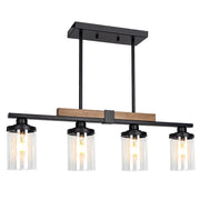 Dining Room Light Fixture Over Table, Farmhouse 4-Light Kitchen Island Lighting
