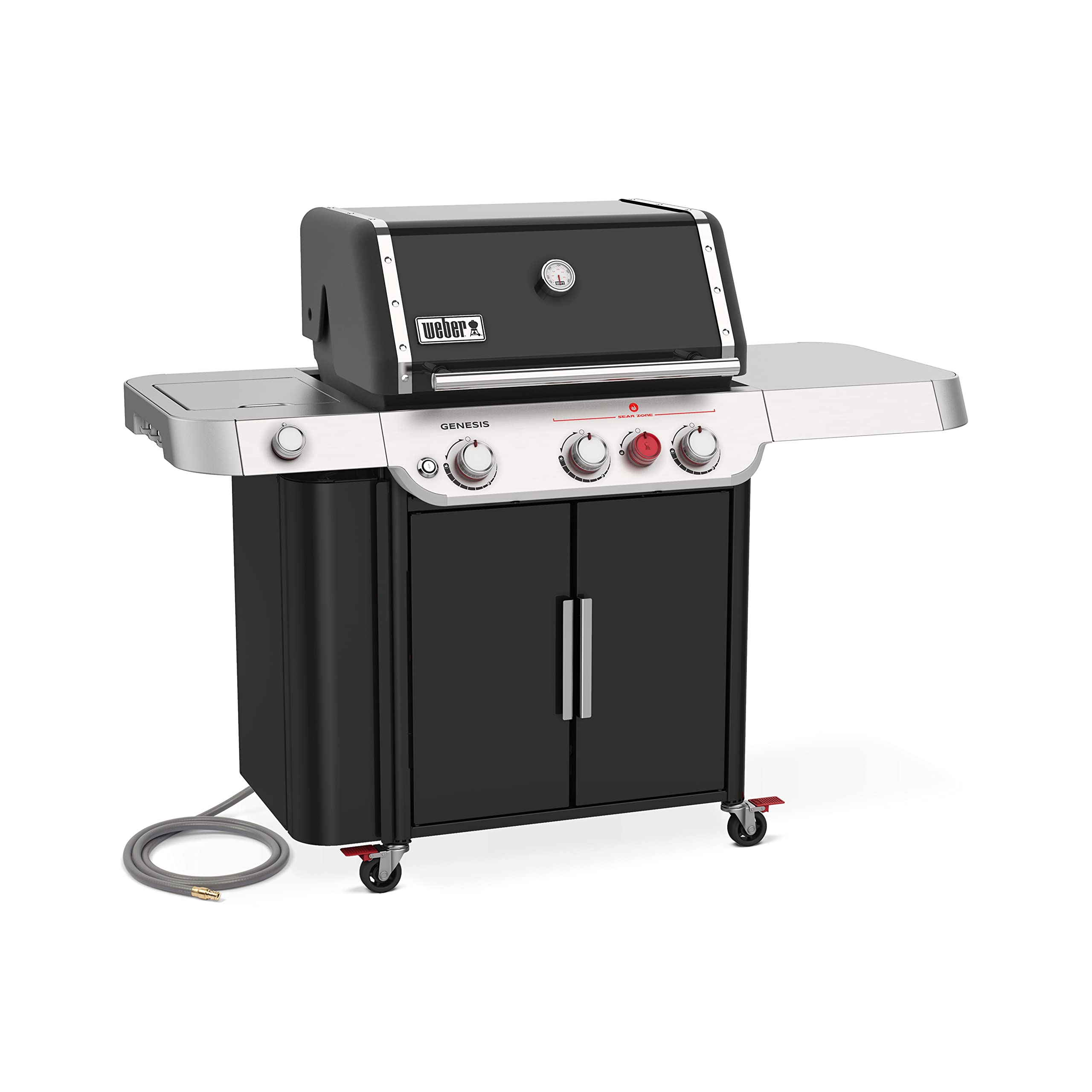 Genesis E-335 Gas Grill, Natural Gas, Black