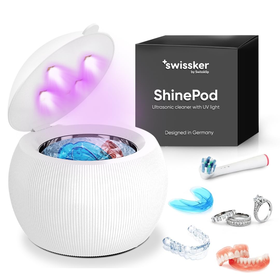 ShinePod Ultrasonic Dental Cleaning Pod | Ultrasonic Retainer Cleaner Machine