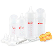Bottle Newborn Feeding Gift Set, Anti-Colic, Wide Neck Bottle with Latch