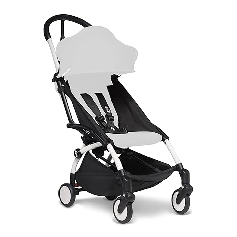 YOYO2 Stroller Frame, Black - Includes 5-Point Harness