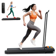 Treadmill with Handles, Folding Foldable Electric Treadmills for Home Small