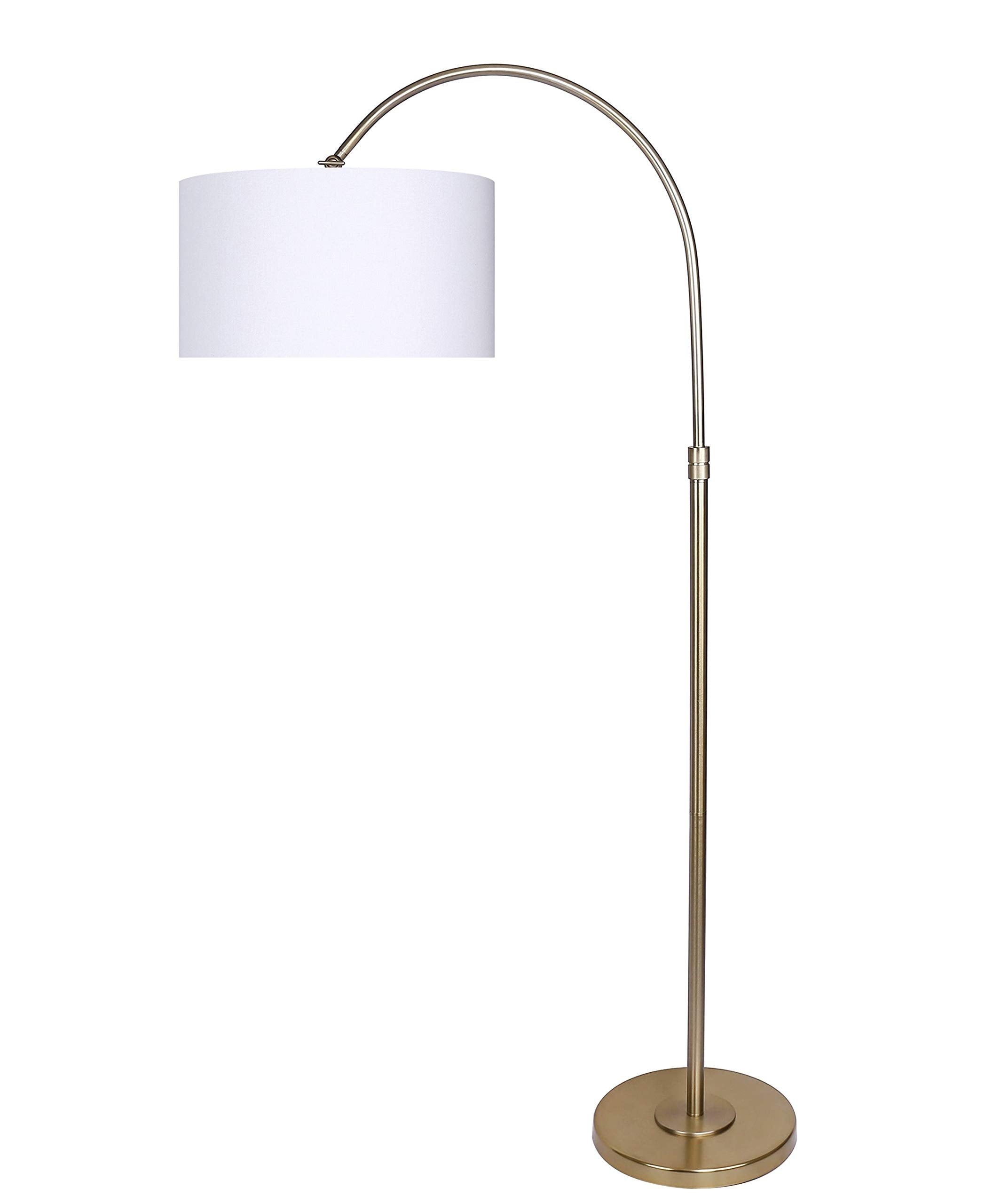 63.5-Inch Tall 100-Watt Modern Contemporary E26 Bulb Arc Floor Lamp