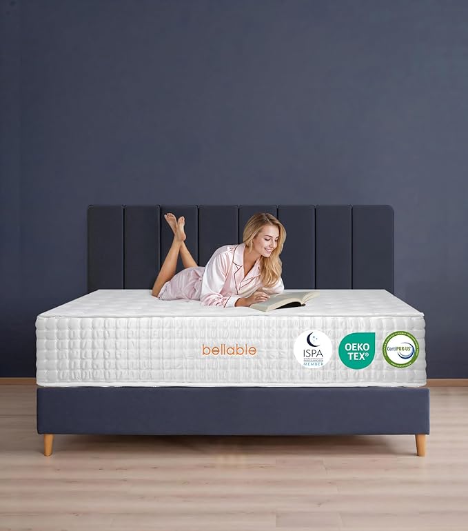 14 Inch Queen Mattress, CertiPUR-US Certified Hybrid Queen Size Mattress in A Box