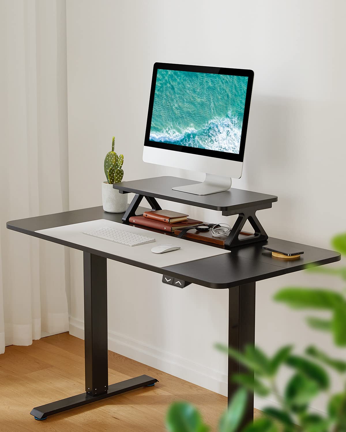 Height Adjustable Electric Standing Desk, Sit Stand up Desk