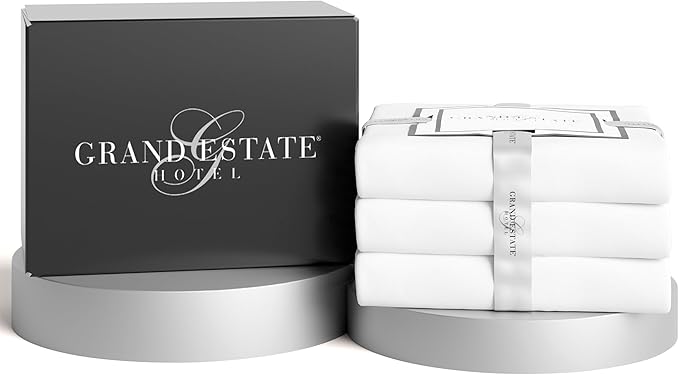 6-Piece Queen Size Bulk Pack Flat Sheets for Hotels, Spas, Salons, Hospitals - 100% Cotton