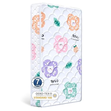 Dual-Sided Baby Crib Mattress and Toddler Mattress - 52" x 27.6" x 5" - Breathable