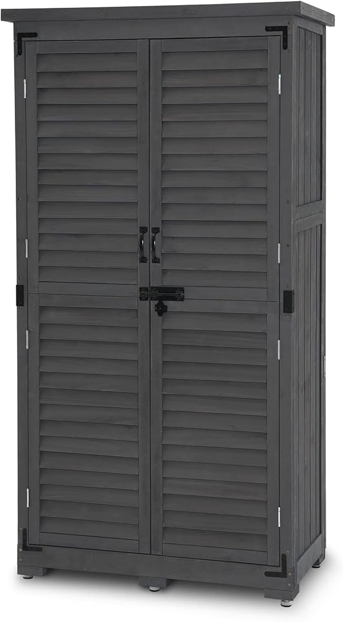 Outdoor Storage Cabinet, Garden Storage Shed