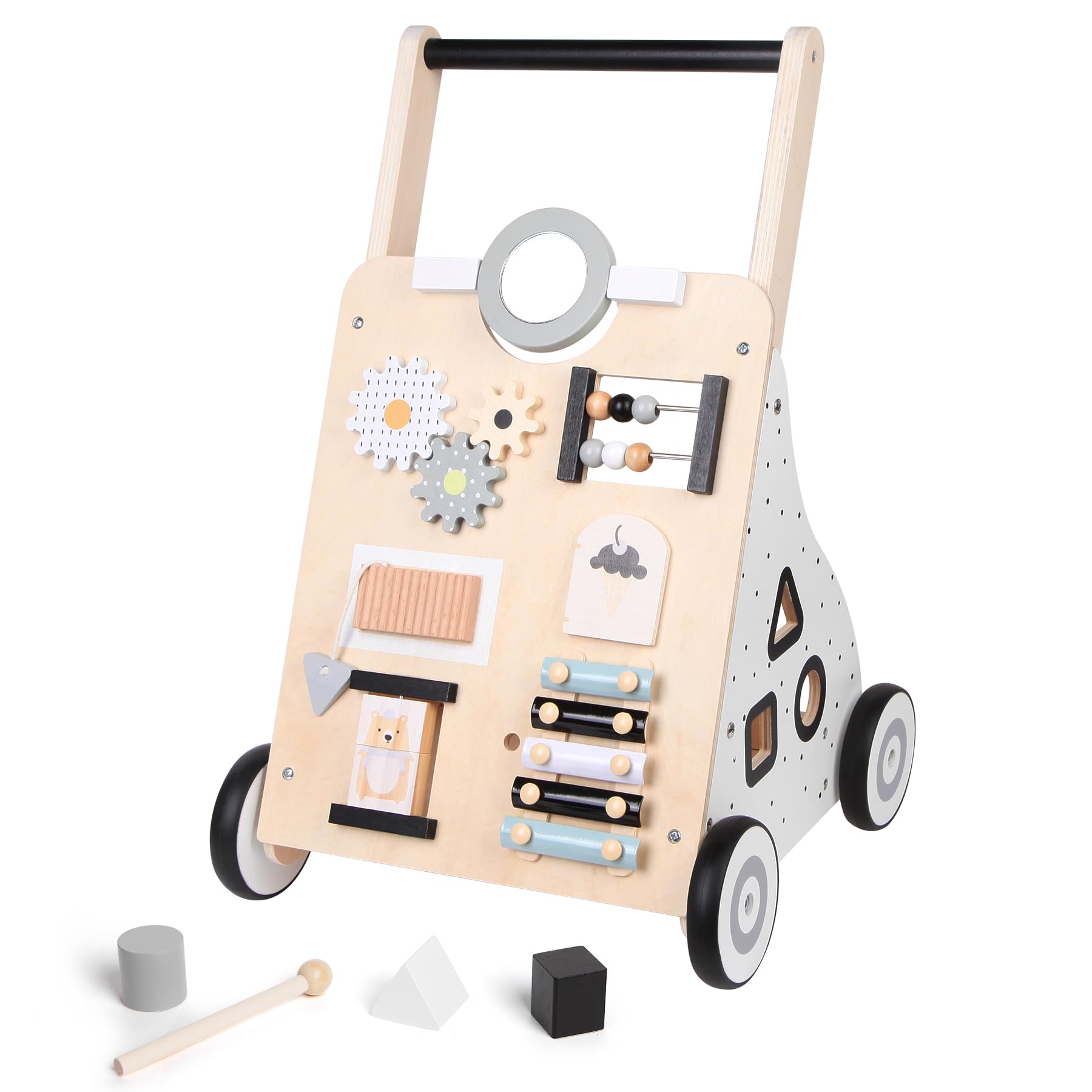 Baby Walker Push and Pull Learning Activity Walker Kids’ Activity Toy Multiple