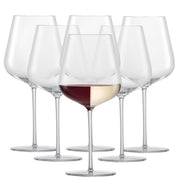 Pure Burgundy Red Wine Glass (Set of 2), Burgundy Glasses for Red Wine