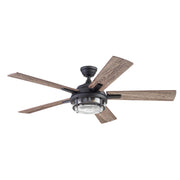 Freyr, 52 Inch Indoor Outdoor LED Ceiling Fan with Light, Remote Control