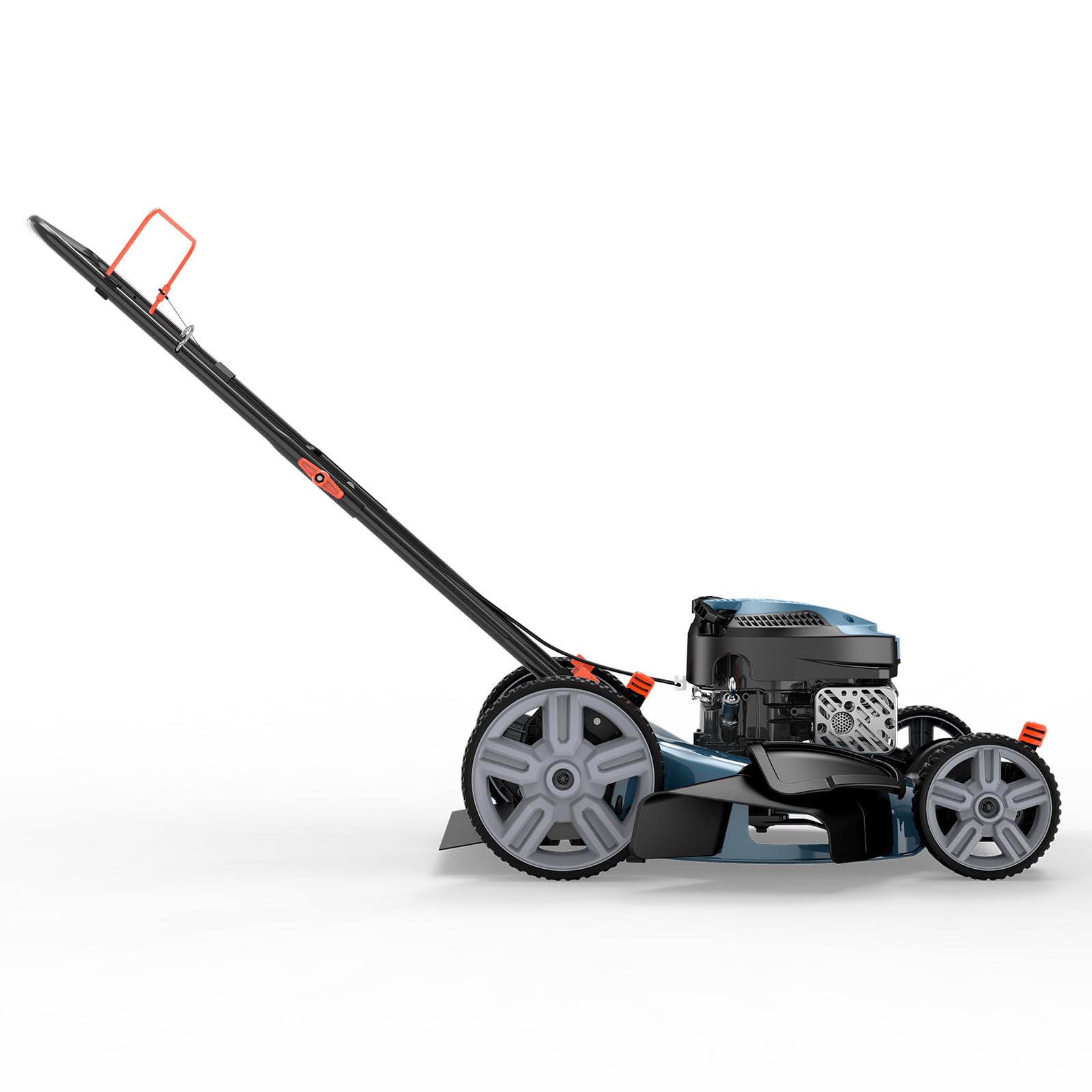 144 cc Gas Lawn Mower, 21 inch 2-in-1 Push with Mulching and Side Discharge