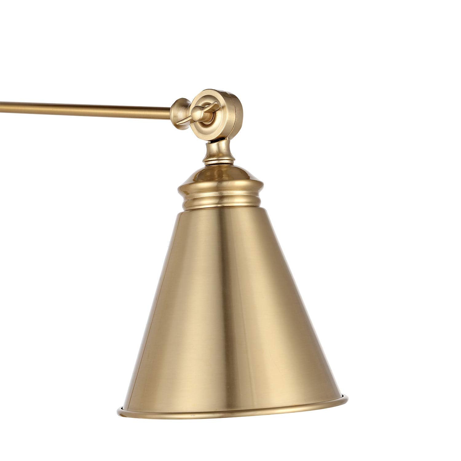Swing Arm Wall Sconce Set of 2, Industrial Adjustable Wall Lamp Light Fixture