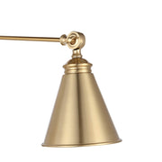 Swing Arm Wall Sconce Set of 2, Industrial Adjustable Wall Lamp Light Fixture