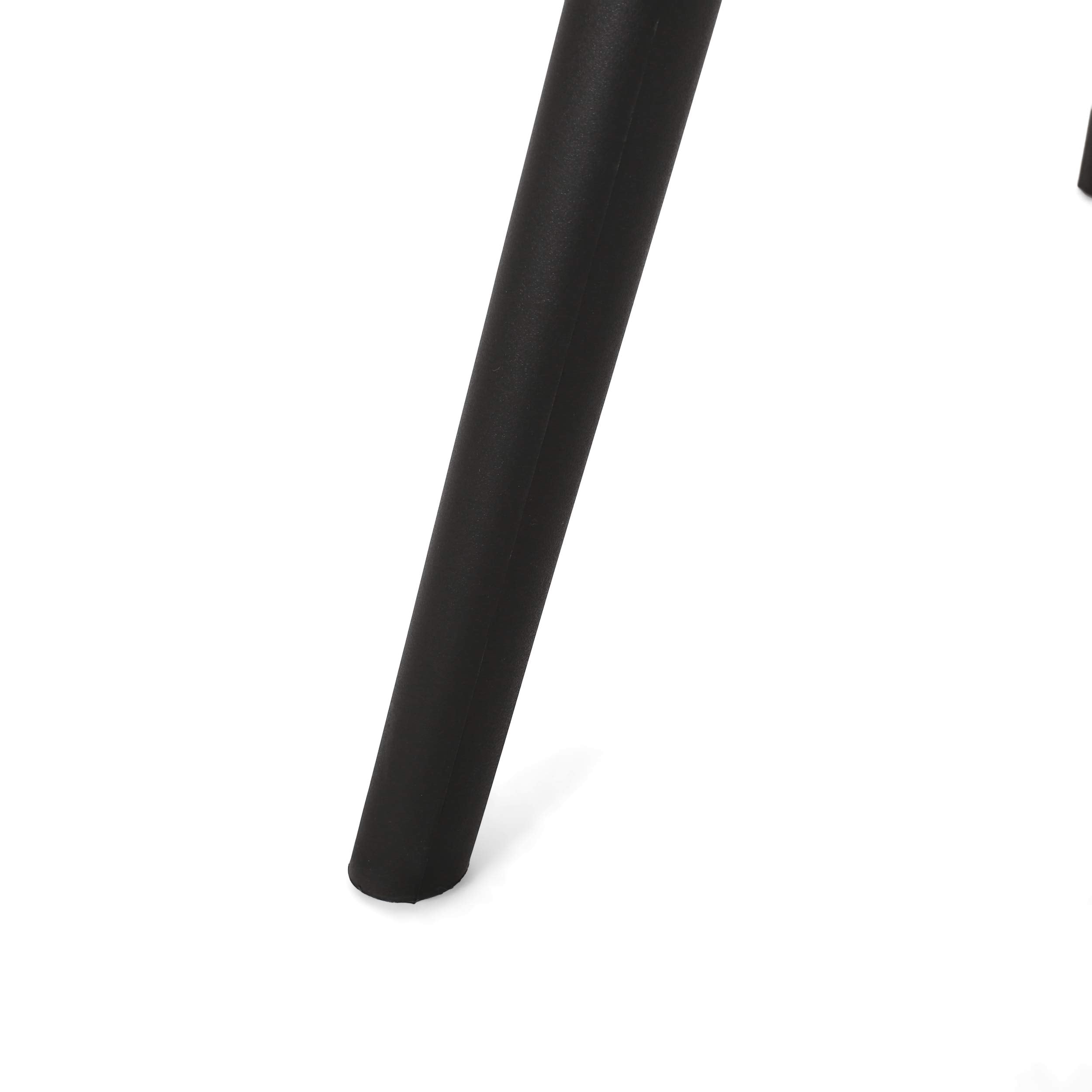 Home Dasha Outdoor Dining Chair (Set of 4), Black