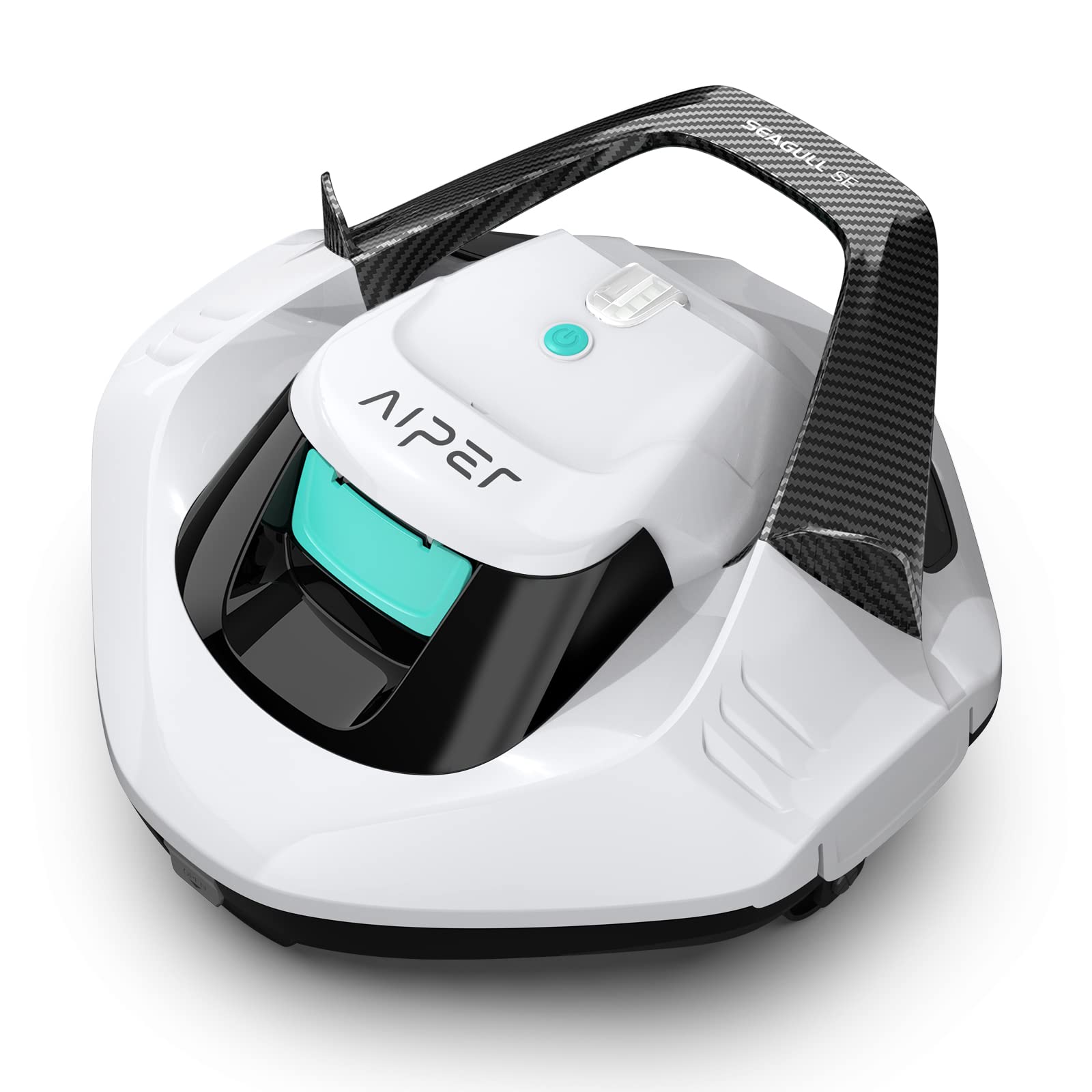 Cordless Robotic Pool Vacuum, Self-Parking Technology, Portable, Ideal