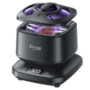 Ultrasonic Retainer Cleaner, Detachable 45kHz Retainer Cleaner Machine 3 Modes Dental