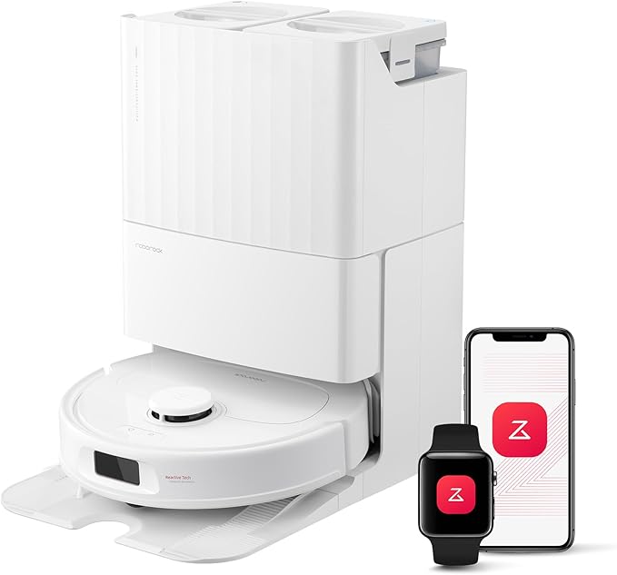 Qrevo S Robot Vacuum and Mop, Self-Drying, Auto Mop Washing, 7000Pa Suction