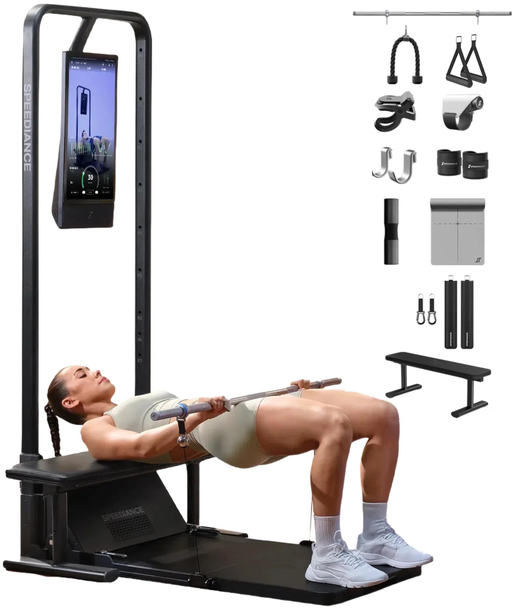 Smart AI-Powered Multi-Functional Smith Machine for Full Body Strength Training