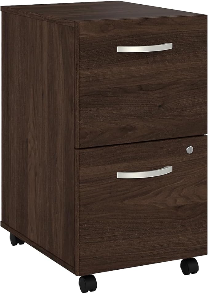Furniture Studio C 2 Drawer Mobile File Cabinet in White