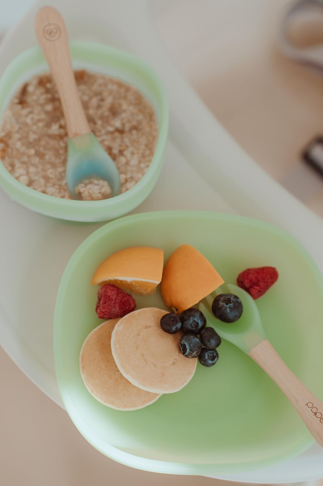 Changing Silicone Baby & Toddler Foodie Kit - Including Bib, Suction Bowl