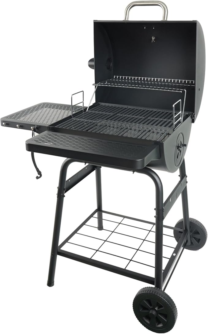 Charcoal Kettle Grill with Large 22-Inch Cooking Area - Includes Warming Rack