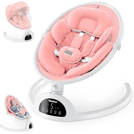 Baby Swings for Infants, Bluetooth Infant Swing with Music Speaker