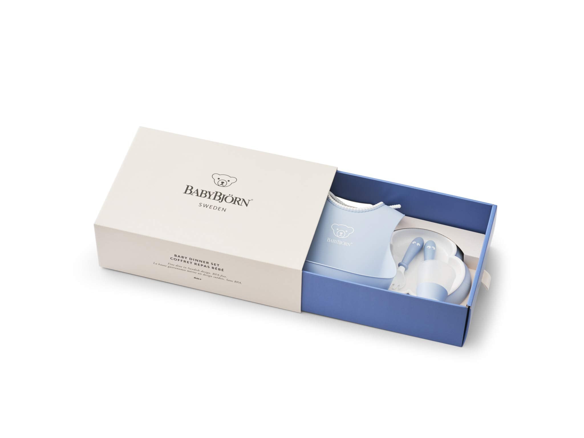 Baby Dinner Set, 5 pcs, Powder blue