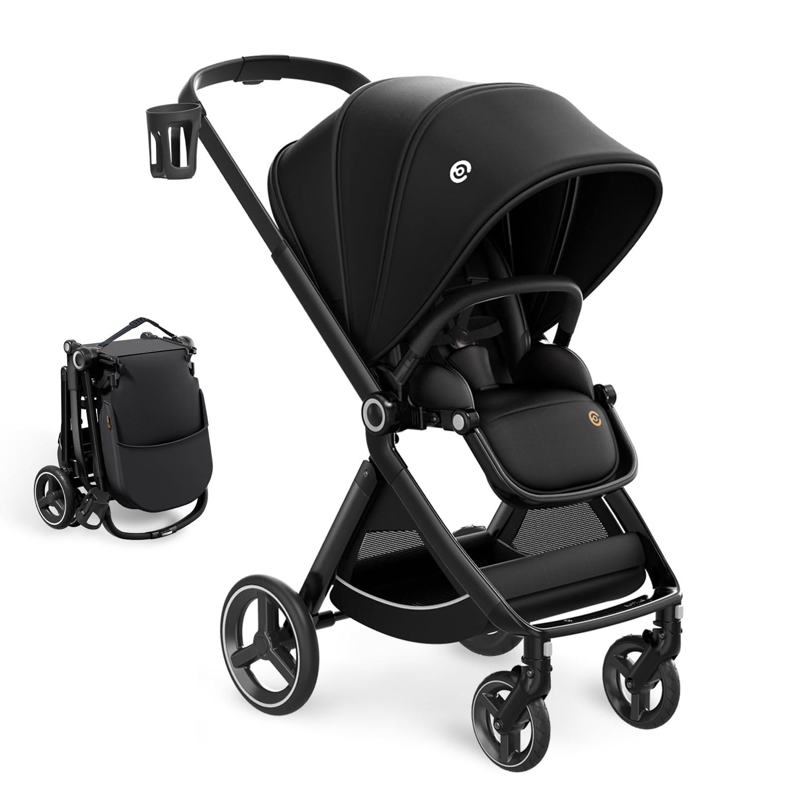 Reversible Baby Stroller with Reversible Seat Full-Size Infant Stroller
