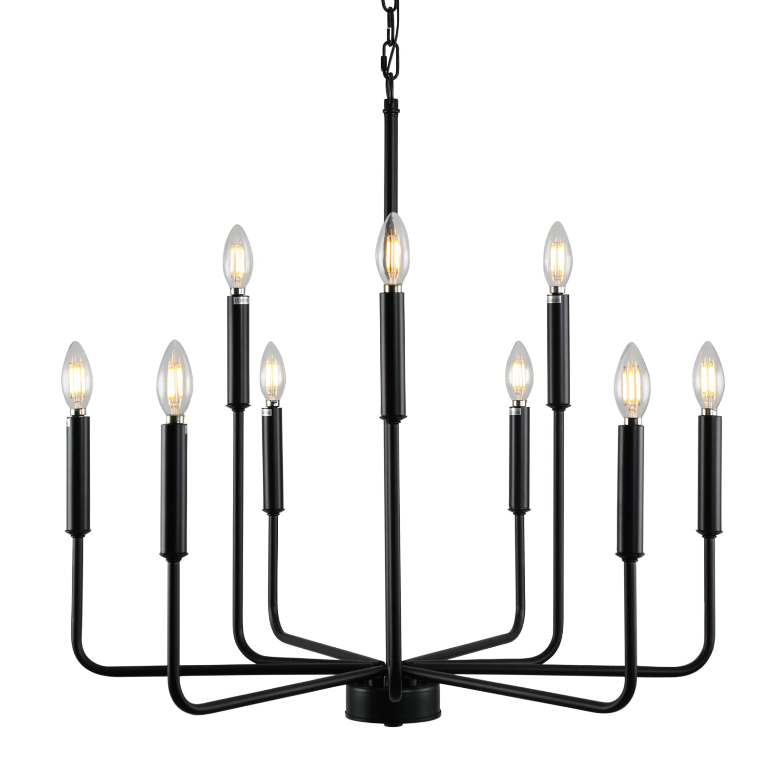 Black Chandeliers for Dining Room Light