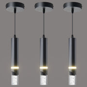 Pendant Lights Kitchen Island Dimmable LED Kitchen Lighting Matte Black Hanging Light