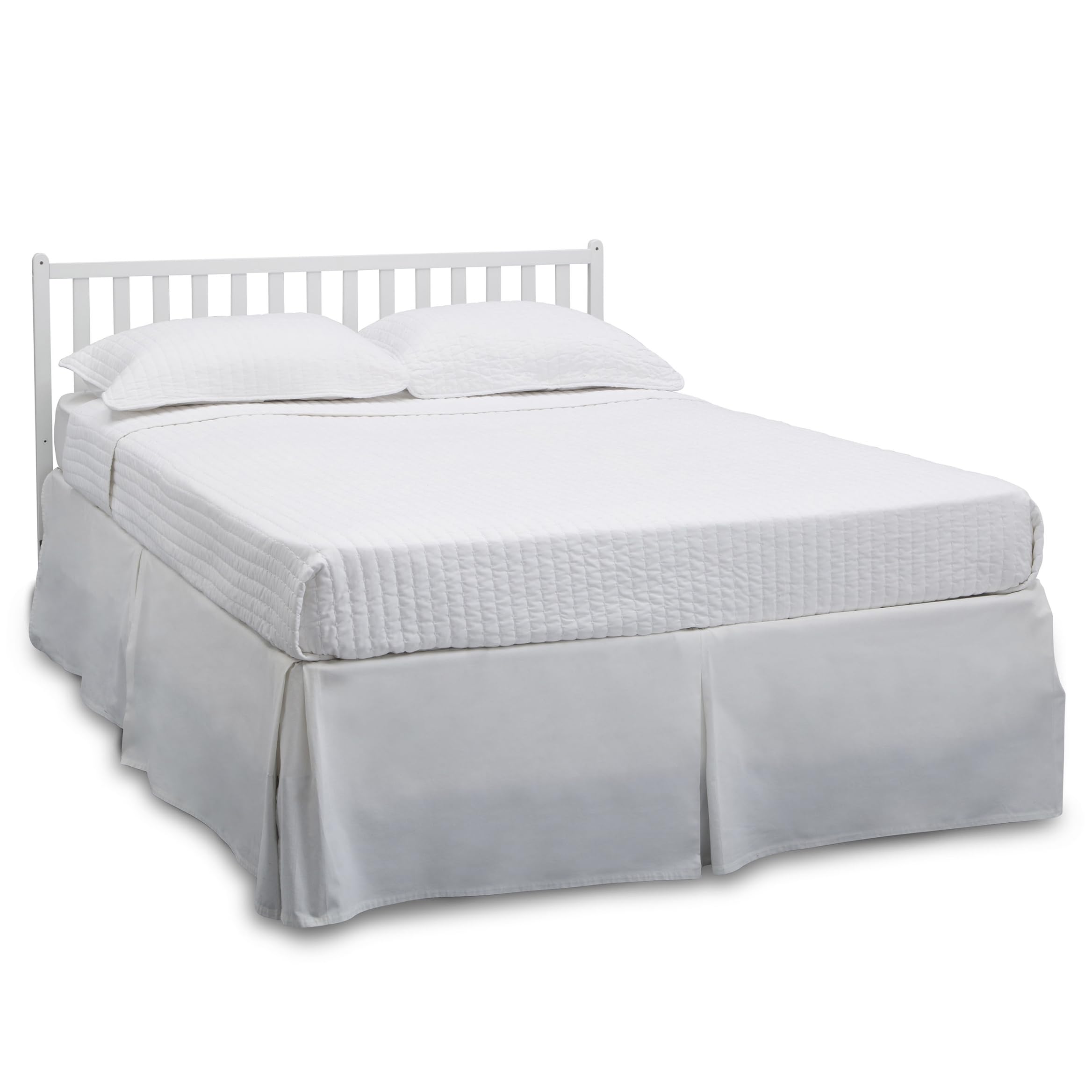 Heartland 4-in-1 Convertible Crib - Greenguard Gold Certified, Bianca White