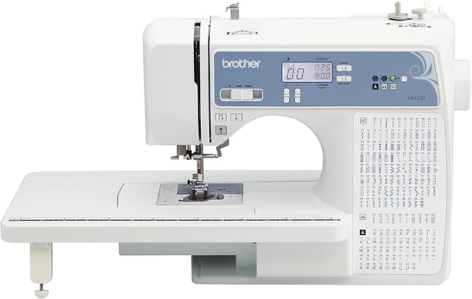 Quilting Machine, Computerized, 165 Built-in Stitches, LCD Display