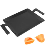 Steel Griddle - Professional Cookware Griddle Pan for Induction, Stove Top, Gas Grill