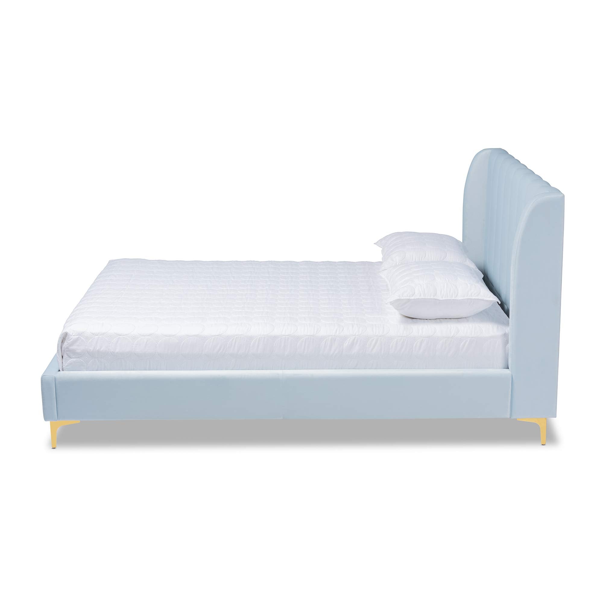 Beds (Platform), Queen, Light Blue