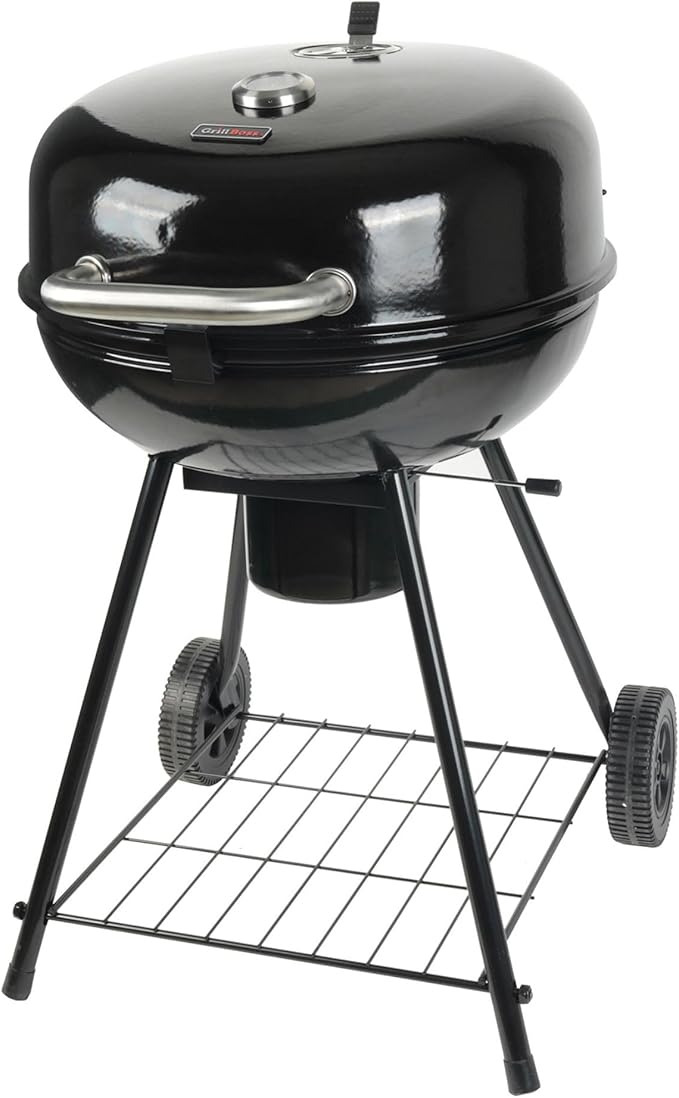 Charcoal Kettle Grill with Large 22-Inch Cooking Area - Includes Warming Rack