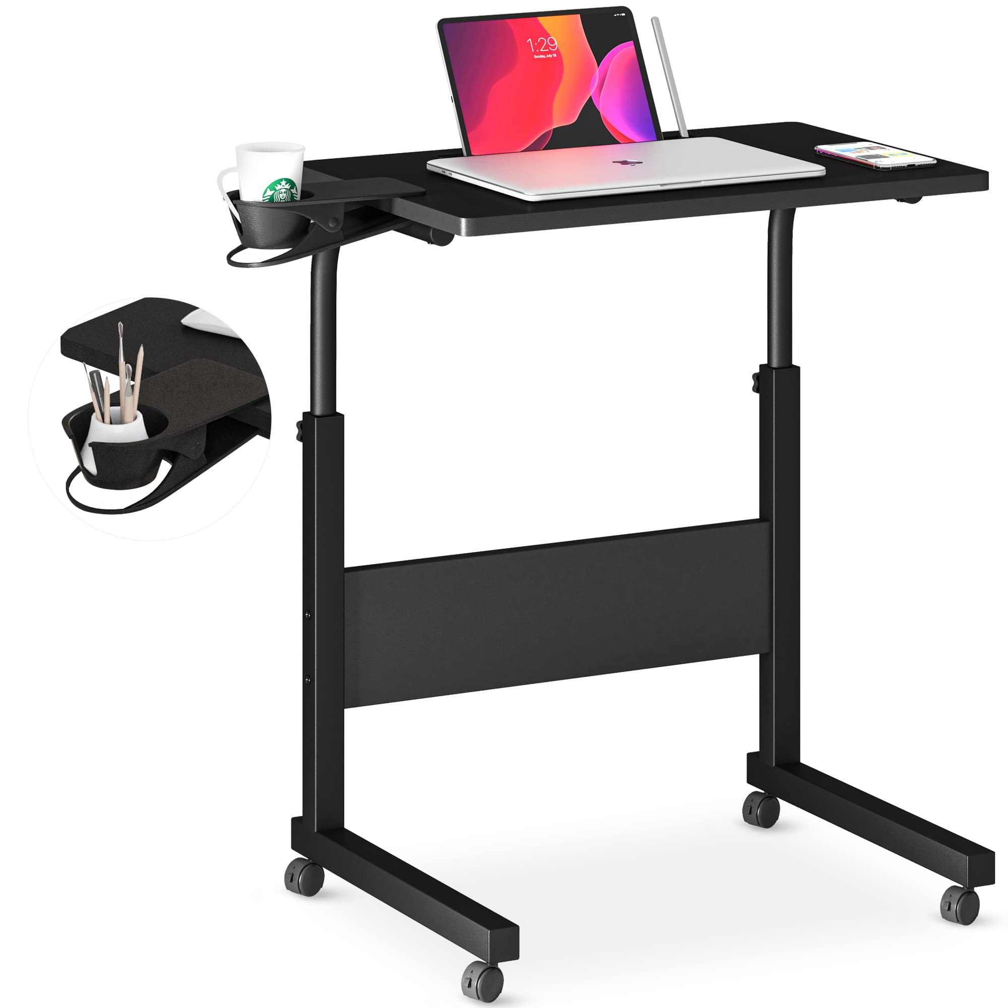 Small Standing Desk Adjustable Height, Portable Treadmill Desk
