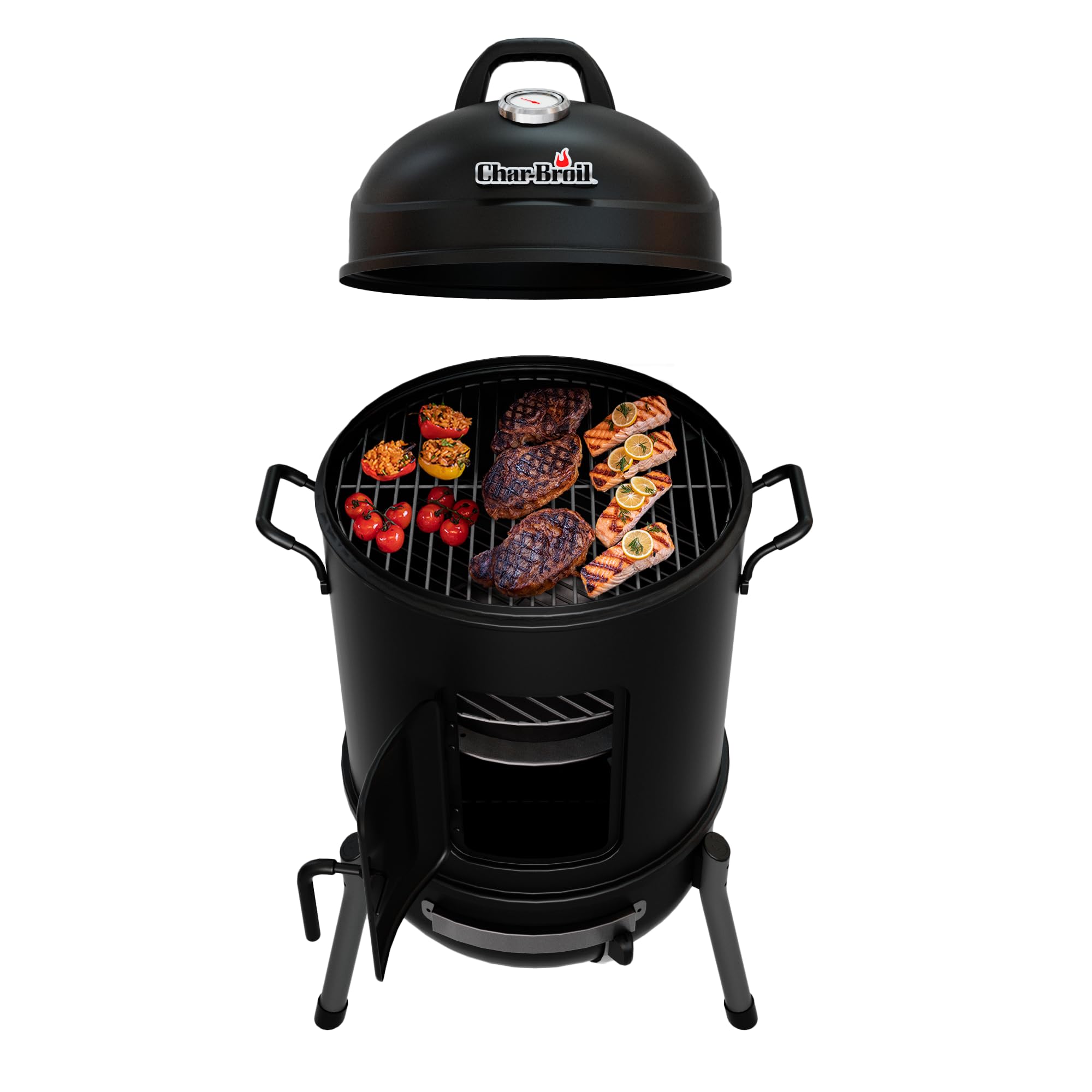 Bullet Charcoal Smoker 16" - 18202075,Black