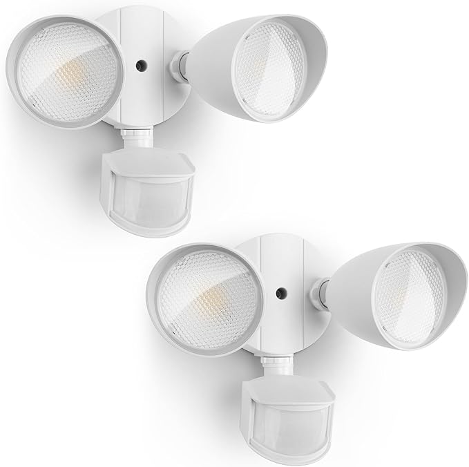 32W 3500 Lumen LED Security Lights Motion Sensor Light Outdoor, 5000K