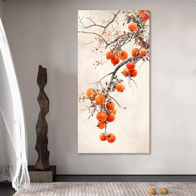 Paintings, Large Red Oil Hand Painting Hand-Painted On Canvas Abstract