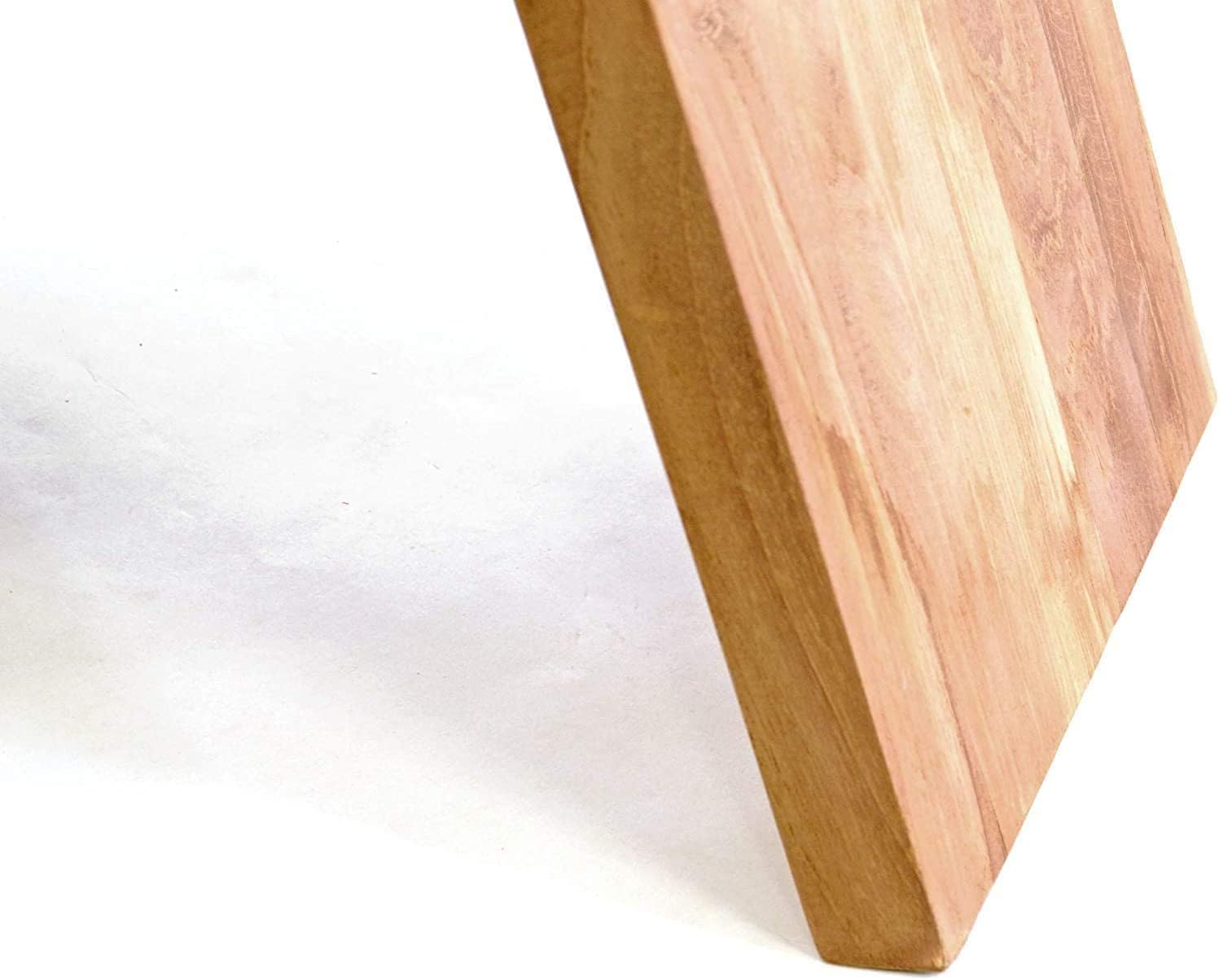 LINKLIFE Teak Shower Stool - 18" Teak Shower Bench Bathroom Seat Wooden Natural, Fully Assembled