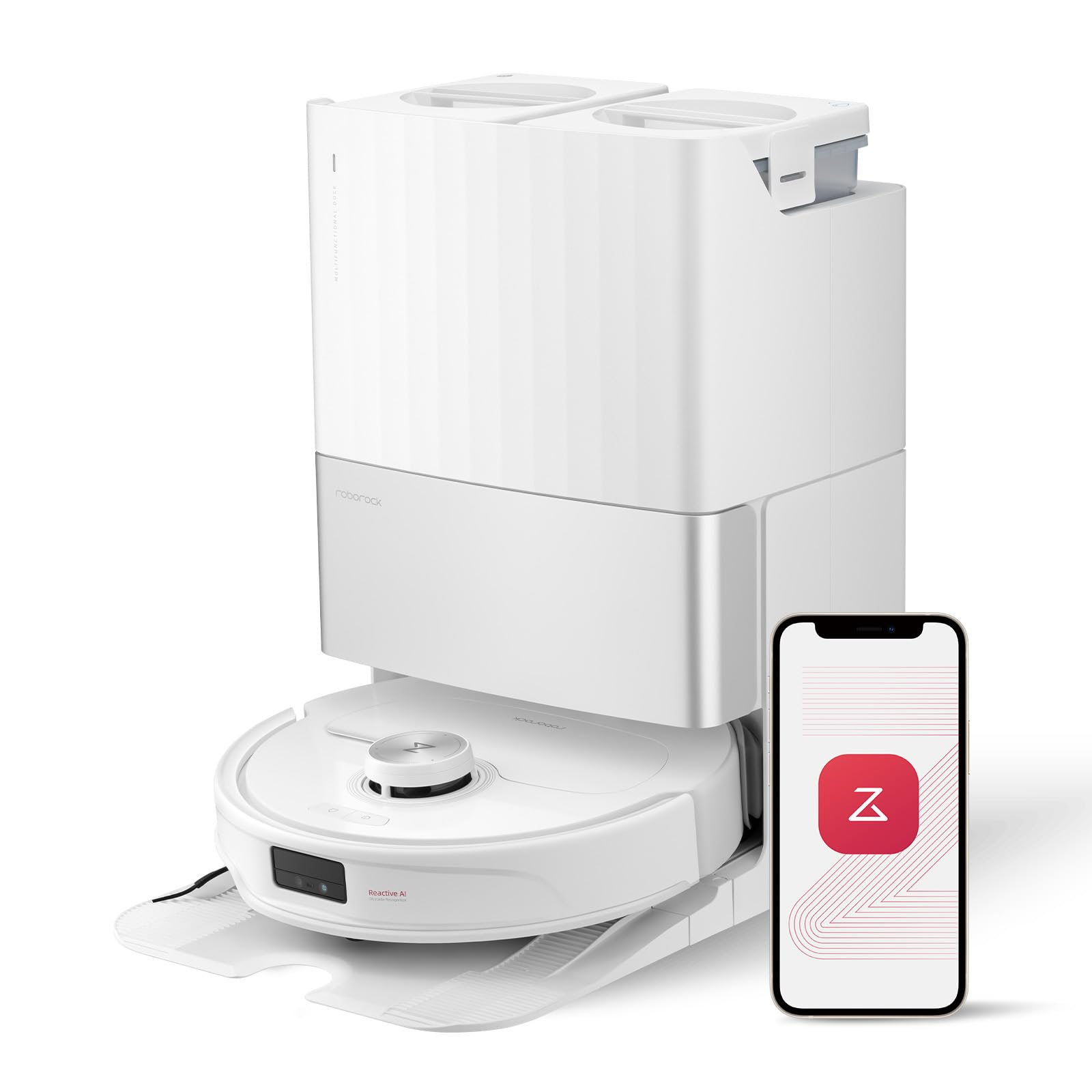 Qrevo Master Robot Vacuum and Mop Combo, 10,000Pa Suction