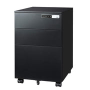 3 Drawer File Cabinet with Combination Lock, Fully Assembled Metal Filling Cabinet