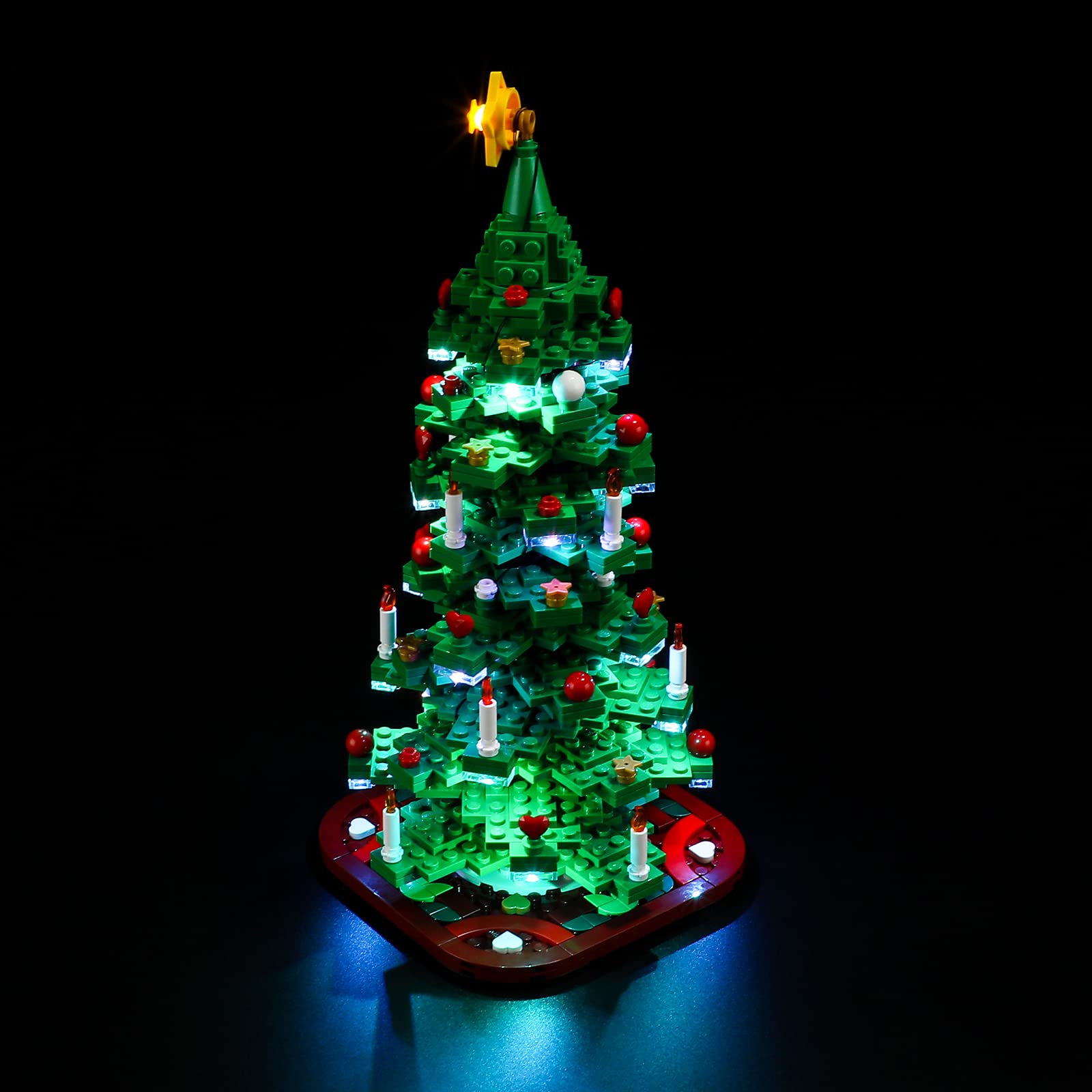 LED Light for Lego-40573 Christmas Tree Building Blocks Model (Lego Set NOT Included)
